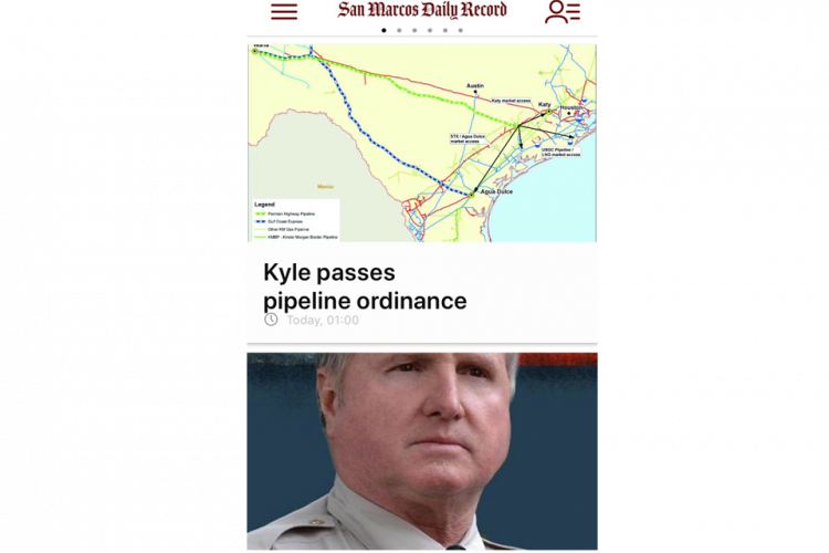 San Marcos Daily Record mobile app
